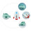 2St Duikboot Speelgoed Badplezier Baby Shower Accessoire Plastic 5