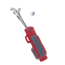 1Set Mini Golf Kit Rood Metaal Hars Poppenhuis Decoratie