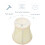 2Stk Gelber Lampenschirm Stoff Chic Und Langlebig 1