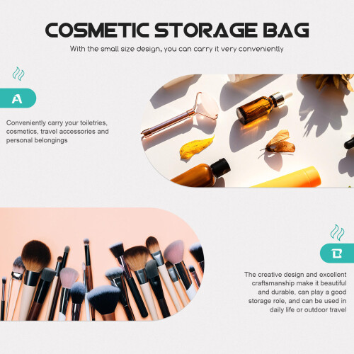2St Reistasje Waterafstotend Makeup Organizer 2