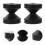 1Set Bed Frame Stopper Anti-Schud Tool Zwart Ijzer ABS Eva 10