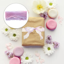 10St DIY Geschenkdecoratie Lint in Paars Voor Feest En Handwerk
