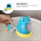 2St Duurzaam Bad Speelgoed Bubbelmachine Voor Kinderen 5