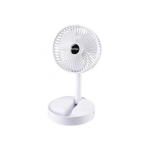 Telescopic Cordless Fan Cooling Wireless Folding Portable USB Rechargeable Fan 2