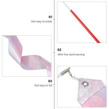 2St Kleurige Gymnastiek Streamers Van Polyester