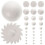 4Sets Onvoltooide Solar System Balls Kit Voor Kinderknutselen 7