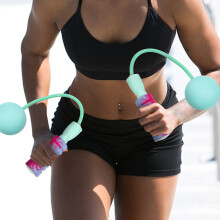 1Paar Draadloos Springtouw Voor Thuis Fitness Met Stil Design