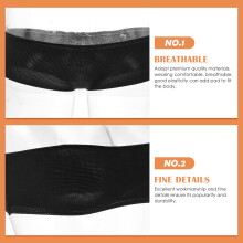 4St Incontinente Slip Mesh Zwangerschapsvrouw Comfortabel Zwart