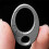 Titanium Alloy Buckle Small Oval Keychain EDC Outdoor Tool 3