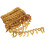 Knipbare Gouden Blaadjes Decoratieve Kledingbies 1