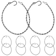 15St Zwarte Ijzeren Hangslingers Voor En Decoratie