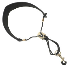 1St Stevige Lederen Saxofoon Hanger Met Comfortabele Drukverlichting
