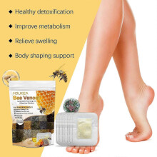 Houkea Bee Venom Foot Patch Gently Moisturizes The Body And Replenishes Dry Feet, Providing A Comfortable Daily Care Patch