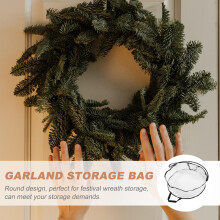 2St Opvouwbare PVC Wreath Holder Voor Cadeau En Kransen