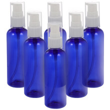 6St Blauwe Lege Cosmetica Flessen Met Lekvrije