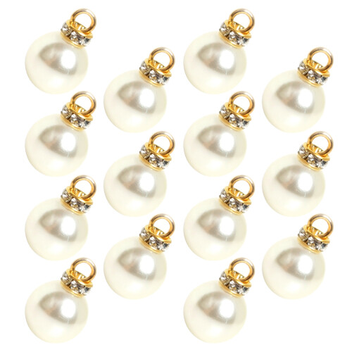 100St Mini Lichtgewicht ABS Parels Hanger DIY Sieraad Accessoire