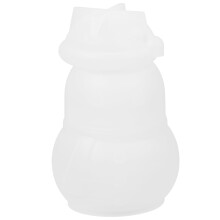 1Set DIY Silicone Mal Sneeuwpop Pot - Herbruikbare Epoxy Harshouder