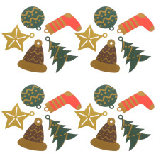 50St Kerstgroetkaarten Voor Boodschappen En Cadeau