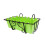1Set Hangrek, Stevig Ijzeren Frame, Groen, Decoratief 1