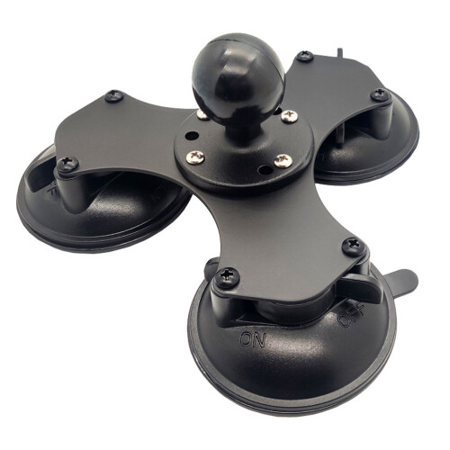 Triple Suction Cup Mount Met Basis En Silicone