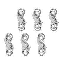6St Eenvoudige Lobster Claw Clasp Voor Verbinden Van Armbanden