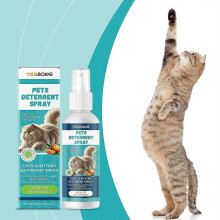 Anti-scratch spray for cats. Set up indoor restricted areas to expel pets and anti-scratch furniture sofa spray