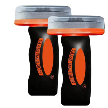 Glass Oil Film Remover for Car, Roll- Glass Compound with Cleaning Board, Anti-Rain Fog Brush 2PCS