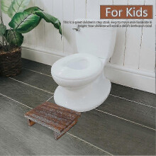 Wooden Step Stool for Adults, Bed Stool for High Beds, Kitchen, Bathroom, Closet, Great Wood Step S Women 25-26