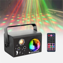 Disco Light Party Light, RGB Sound Activated Party Lights with USB Remote Control for DJ KTV Club Christmas Party