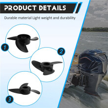 Marine Outboard Engine Propellers for Electric Trolling Motors, for SUNELEXE, Savylor, Marina, Watersnake Models