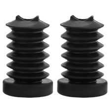 Rubber Rear Fork Boots Covers Protector for Touring Street Electra Glide Road King 1997-2013