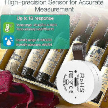 Wireless Freezer Alarm with Multi-Sensor System, Long Battery Life, Instant Alerts for Temperature Monitoring