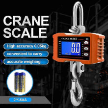 Type C P1 1500kg Digital Hanging Scale Heavy Duty Crane Scale LCD Display Industrial Hook Scale 2025