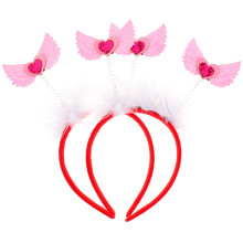 2St Delicate Haarbanden Stof Valentijn En Feest Accessoires