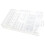 1Battery Storage Case Organizer Duurzaam Hard Kunststof Wit 1