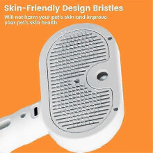 Pet Steam Brush for Dog Pet Steam Brush 4-in-1 Self-Cleaning Steam Pet Brush Steam Cleaner for Pets 25-26