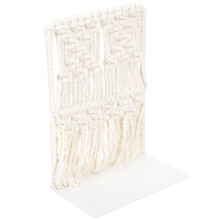 Creatieve Boekhouder Met Katoen Touw Boeksteun En Ornament