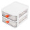 1St Multifunctionele Desktop Opslagdoos Wit Met Schuifladen 1