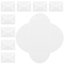 10St Stijlvolle Witte 5x7 Enveloppen Voor Uitnodigingen En Cadeautjes