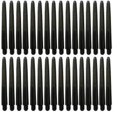 100pcs 2BA Universal Thread Dart Shafts - Black Nylon Plastic 26-27s