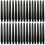 100pcs 2BA Universal Thread Dart Shafts - Black Nylon Plastic 26-27s 1