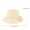 1Set Kinder Strohoed Set Met Zonbescherming En Beige 2