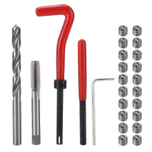 Thread Repair Kit M8x1.25mm Screw Coil Inserts Twist Bit Hex Wrench Tapping Drilling Tool Set 2025 25-26