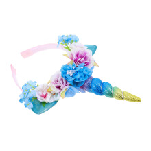 Zachte Blauwe Eenhoorn Haarband Kind Haaraccessoire Feest