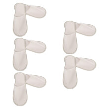 6Paren Comfortabele Wegwerp Slippers Voor Gast En Beige