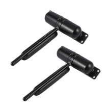 2026 2 Set 70kgs Adjustable Black Surface Mounted Spring Fire Rated Automatic Door Closer 20-70kgs