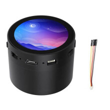 For Raspberry 2 RP2350A Speaker Box with 1.85 Inch Round Touchscreen Display RP2350-Touch-LCD-1.85C-BOX