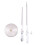 3D Clock Hands,DIY Large Clock Movement Mechanism Needles,Wall Accessories Part Replacement,Silver 1
