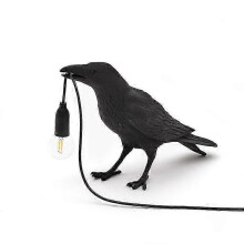 Veilleuse chambre chevet salon applique corbeau applique lampe de Table ameublement résine oiseau chanceux lampe décorative 26-27s