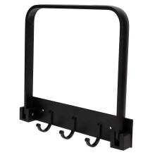 2026 Wall Mounted Towel Rail Rack Wall Hanging Towel Holder Bathroom Accessories Black